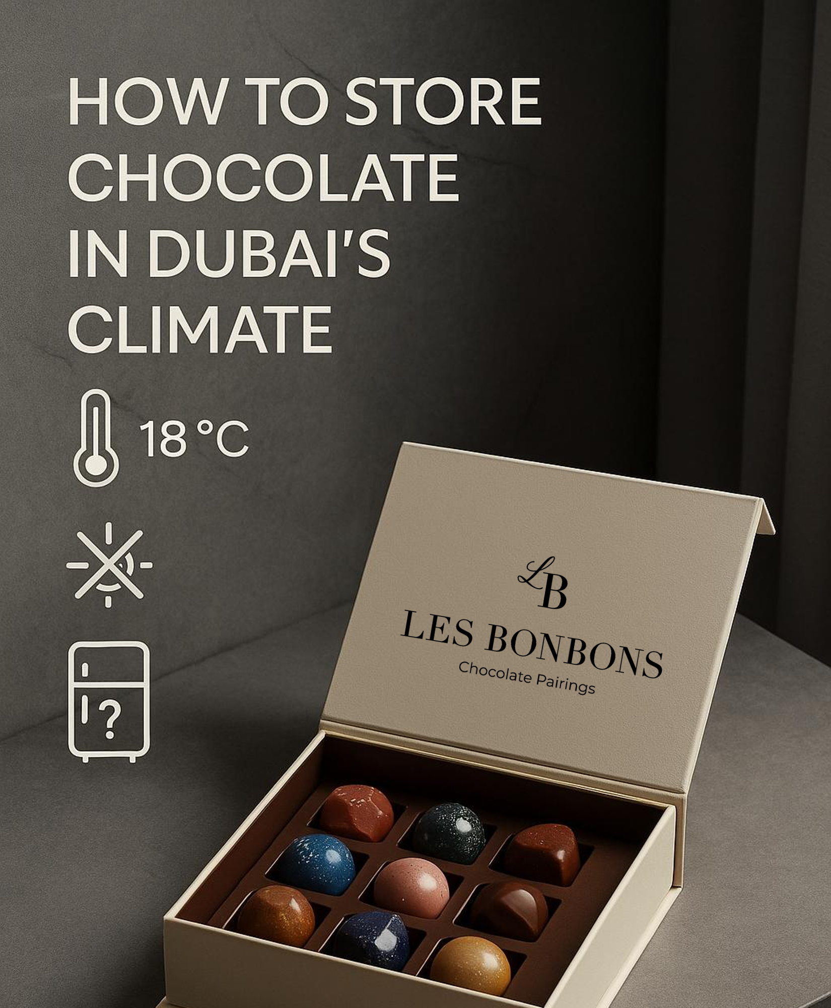 How to Store Chocolate in Dubai’s Climate: A Guide to Keeping Your Bonbons Perfect
