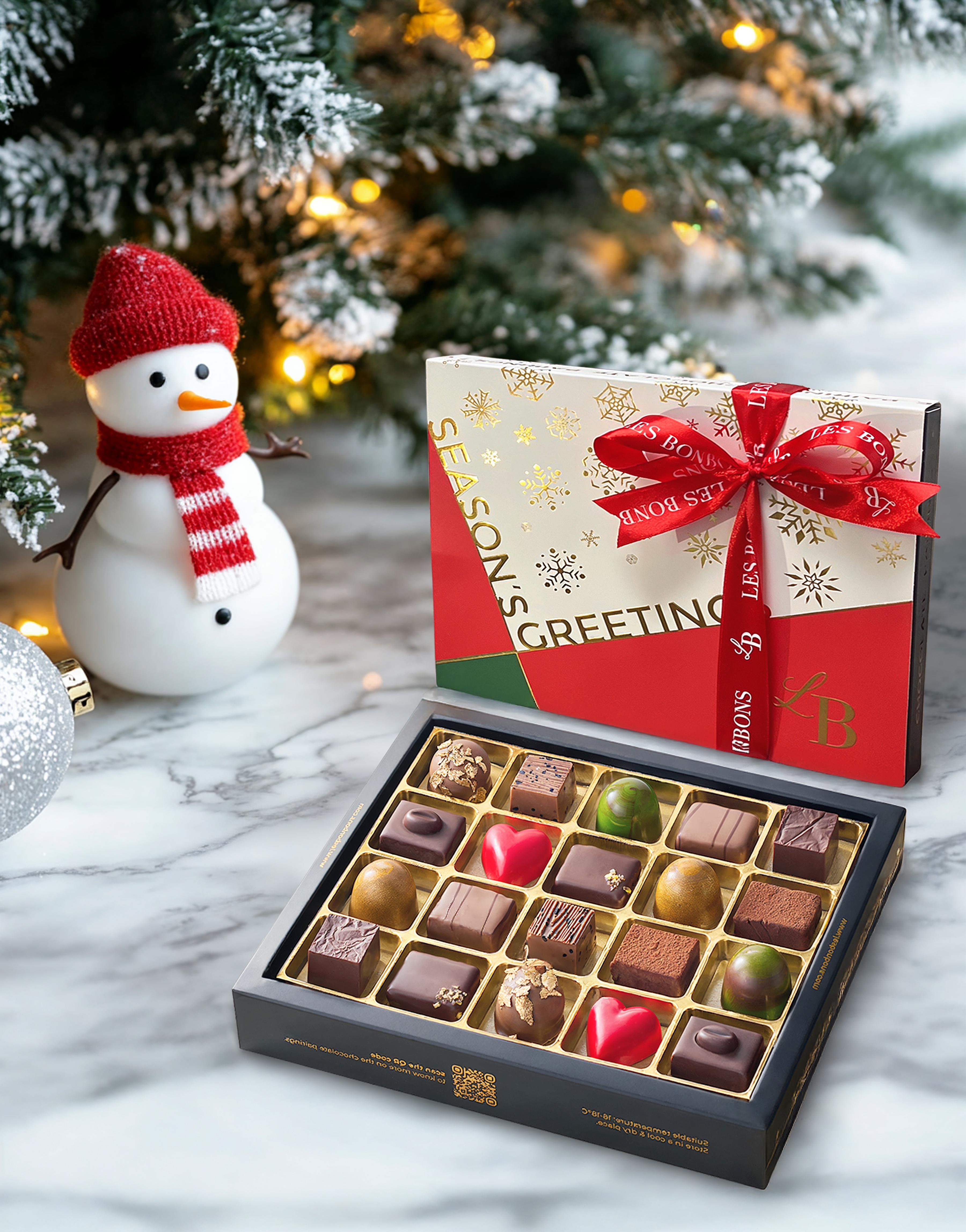 Assorted Chocolate Seasons Greetings Gift 20pc