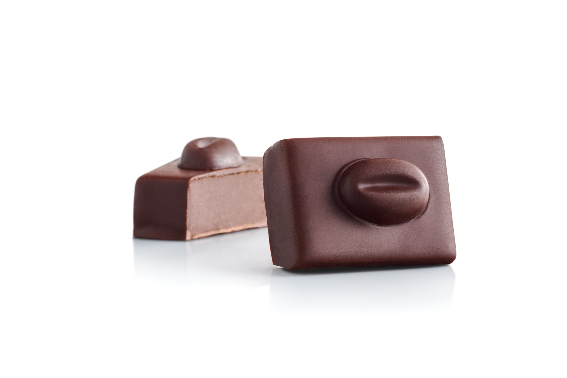Les bonbons chocolate bonbons, dark chocolate with coffee