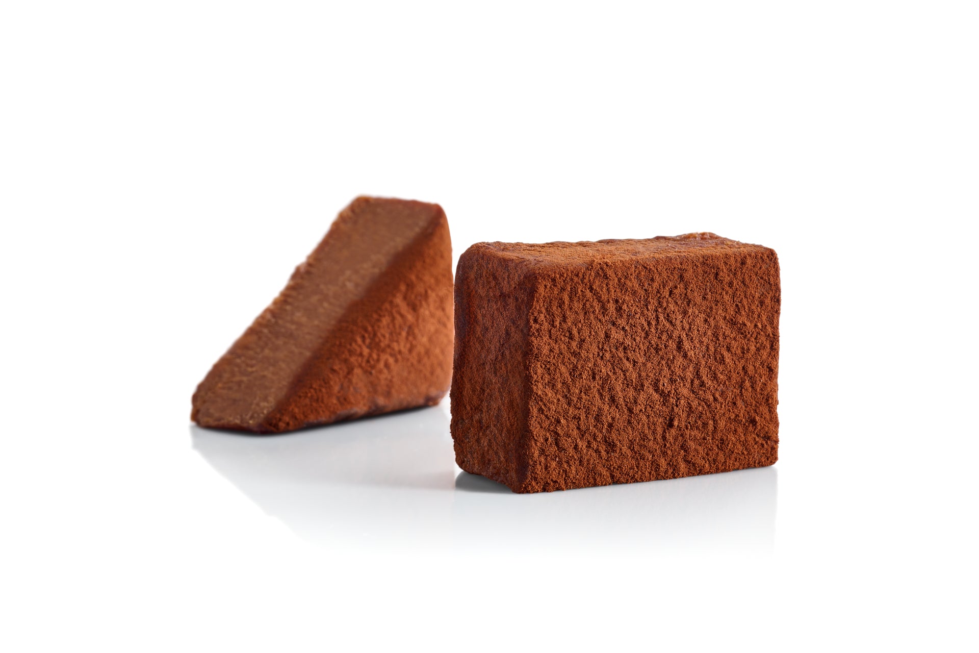 Les bonbons chocolate bonbons, milk chocolate with creamy milk chocolate inside