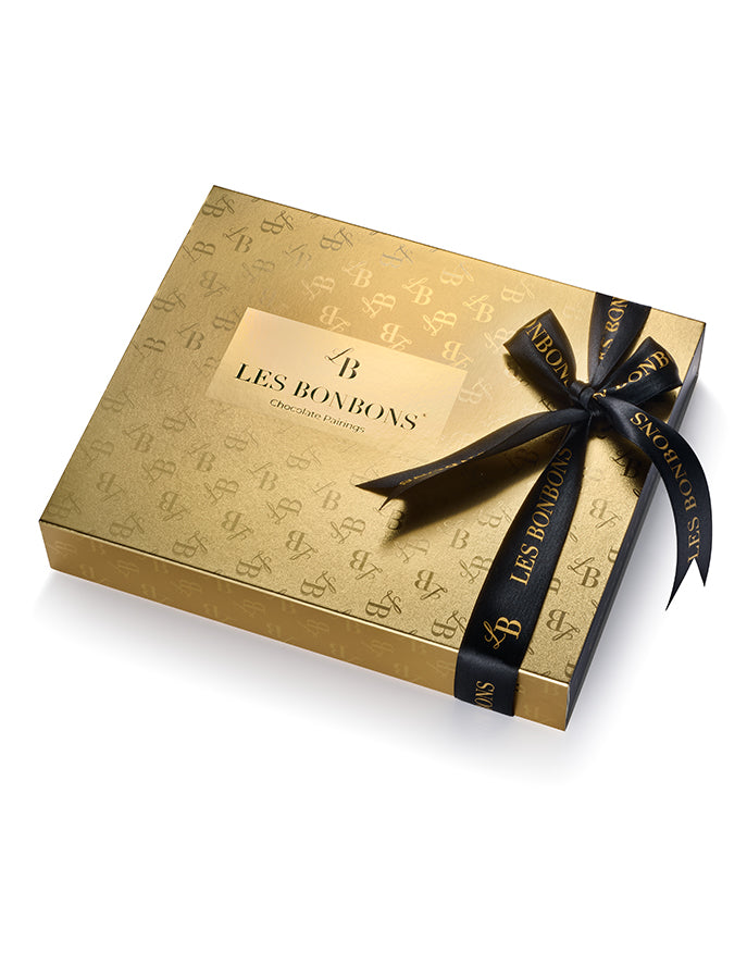 LES BONBONS luxury gold chocolate bonbons gift medium