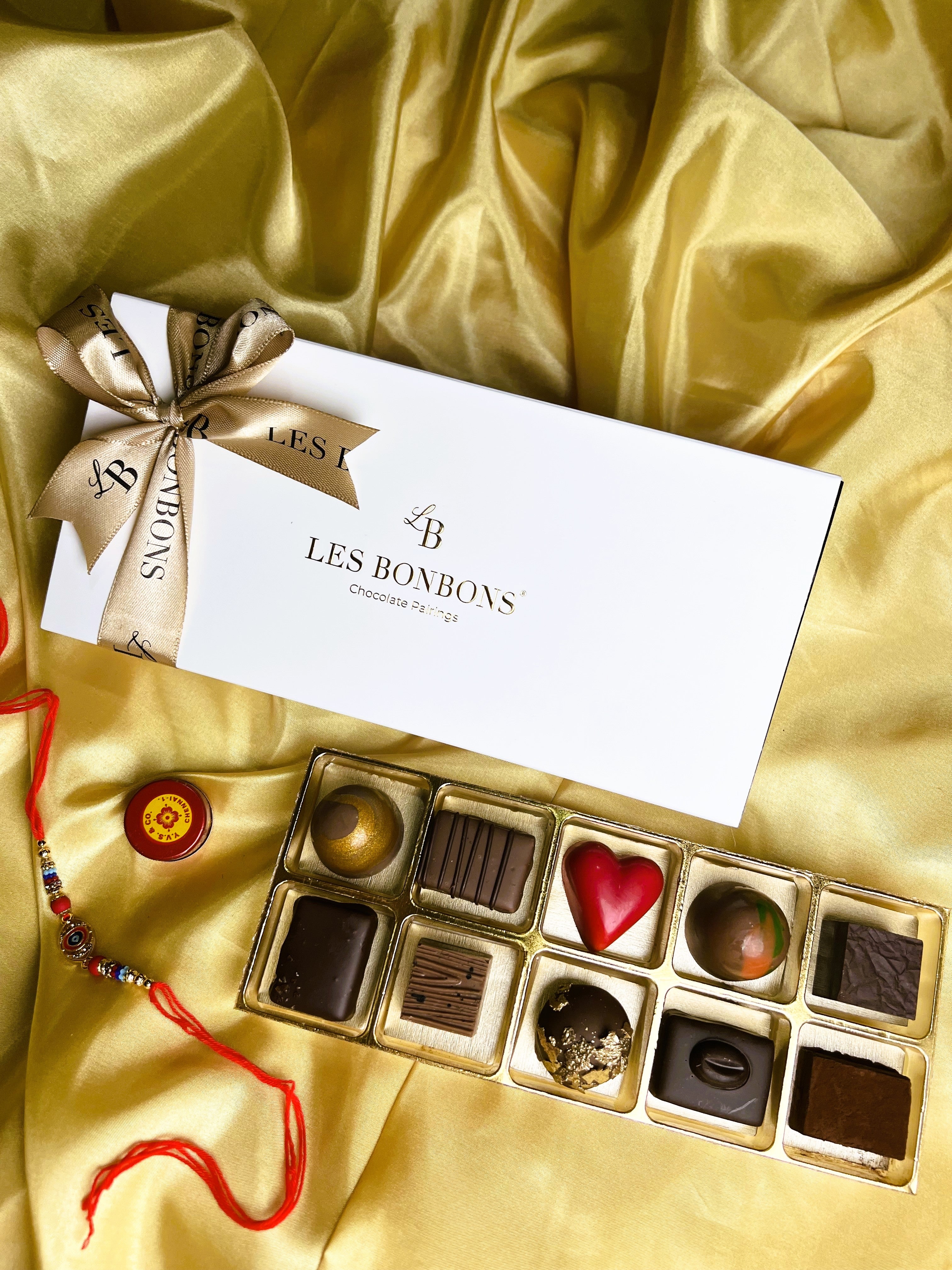 Assorted Luxury Chocolate Gift with Rakhi