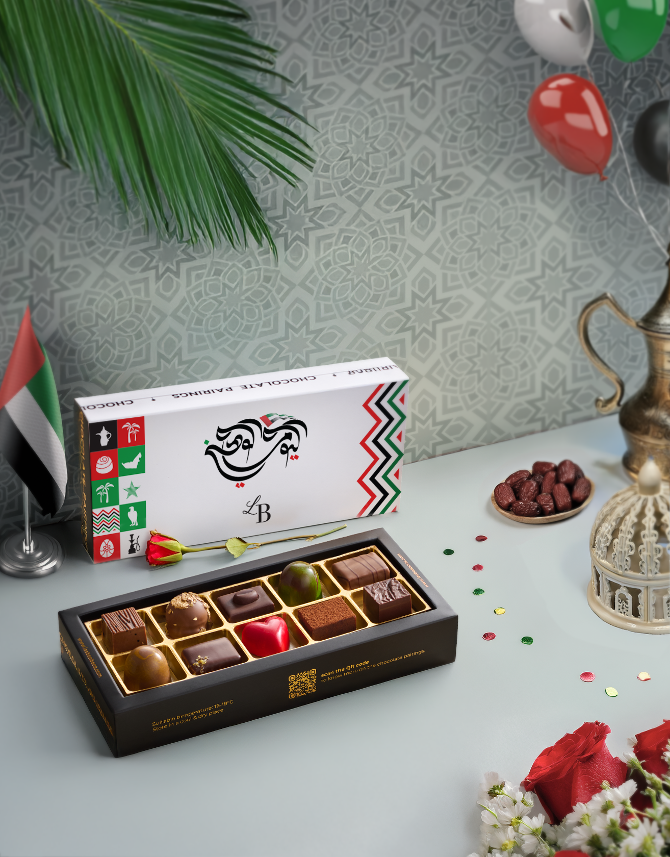 National day chocolate gift, regular, 10pc