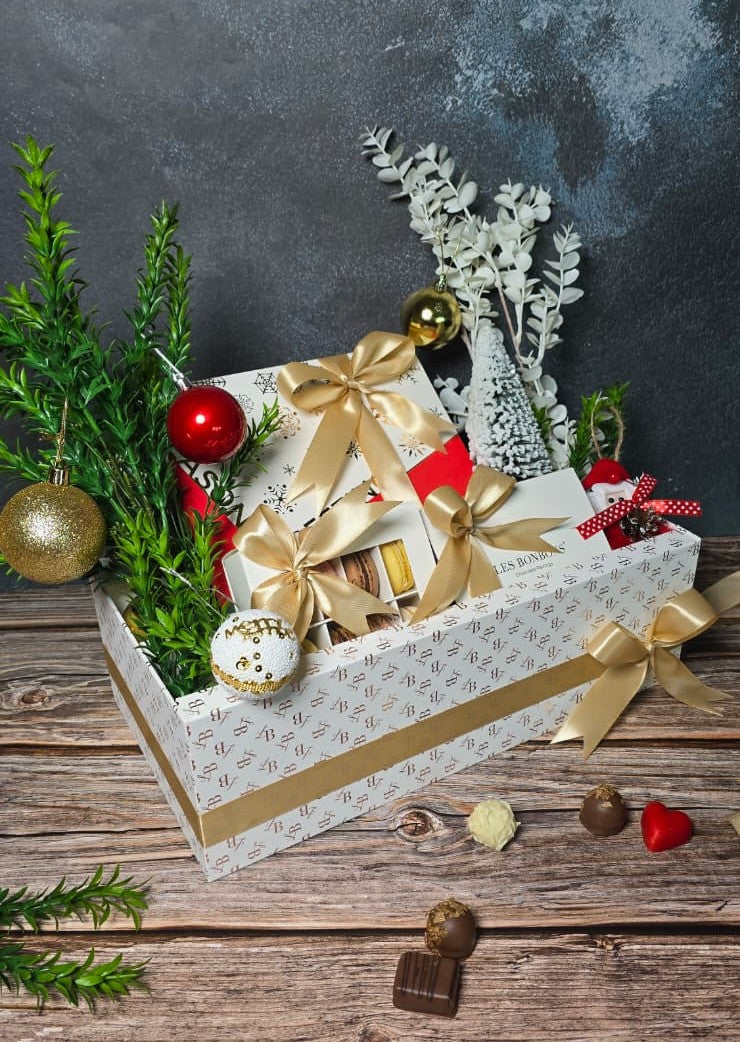 New Year Signature Hamper with Chocolates, Macarons, Truffles and More