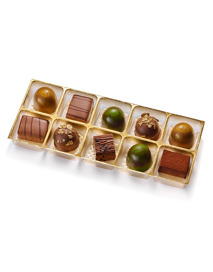 Luxury 10pcs Milk Chocolates Box in Dubai | LES BONBONS